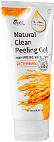 Пилинг для лица Ekel Rice Bran Natural Clean Peeling Gel с экстрактом коричнев. риса (180мл) - 