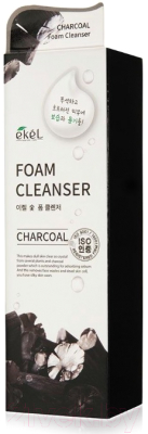 Пенка для умывания Ekel Charcoal Foam Cleanser с древесным углем (180мл)