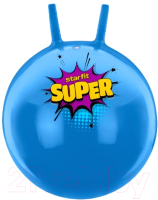 Фитбол с рожками Starfit Super GB-0401 (45см, голубой)