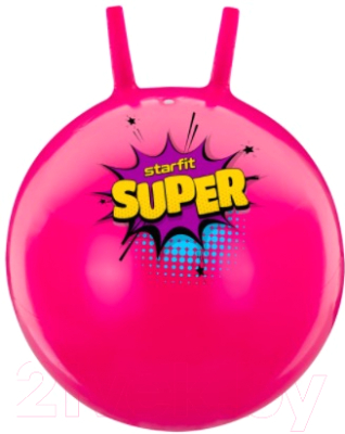 Фитбол с рожками Starfit Super GB-0401 (45см, розовый)