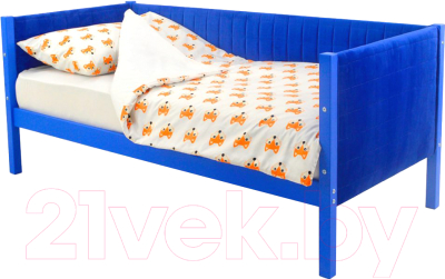 Кровать-тахта детская Бельмарко Skogen / 742 (синий)