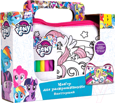 

Набор для творчества My Little Pony, Сумка для росписи. Флаттершай / 36913