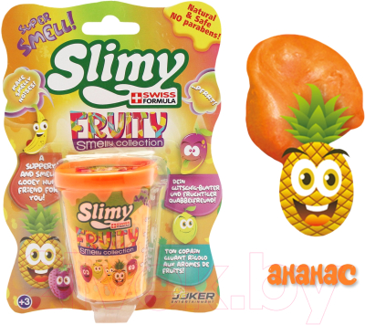 Слайм Slimy С фруктовым запахом / 37326 (ананас)
