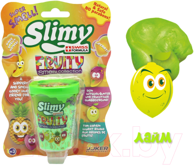 Слайм Slimy С фруктовым запахом / 37328 (лайм)