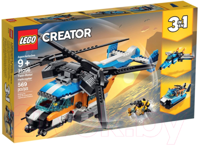 

Конструктор Lego, Creator Двухроторный вертолёт 31096