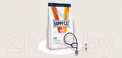 Сухой корм для кошек Happy Cat VET Diet Skin / 70319 (1.4кг)