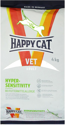 Сухой корм для кошек Happy Cat VET Diet Hypersensitivity / 70311 (4кг)