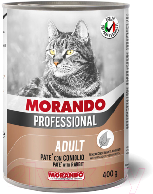 Влажный корм для кошек Morando Professional Rabbit (400г)