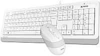 Клавиатура+мышь A4Tech Fstyler F1010 (белый/серый) - 