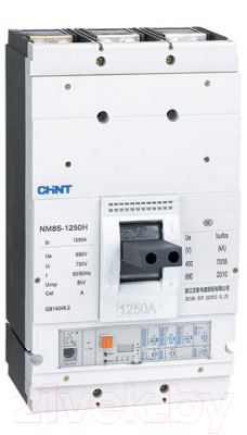 Выключатель автоматический Chint NM8S-800S 3P 800А 50кА / 149926