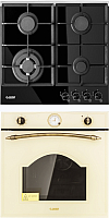 

Комплект встраиваемой техники Exiteq, EXO-104 + PFH640STGB-E/B