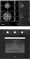

Комплект встраиваемой техники Exiteq, EXO-202 + PFH640STGB-E/B