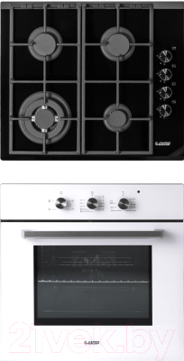 

Комплект встраиваемой техники Exiteq, F41MR White Glass + PL640STG-E/A