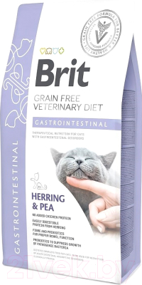 Сухой корм для кошек Brit VD Cat Grain Free Gastrointestinal / 528431 (400г)