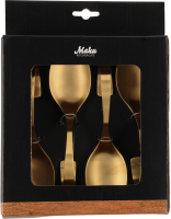 

Набор дегустационных ложек Maku Kitchen Life, Срampagne Gold 322001