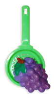 Набор игрушечной посуды Огонек Дуршлаг с виноградом / С-1384 - 