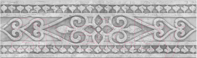 Бордюр Absolut Keramika Papiro A Grey Cenefa (298x98)