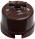 Выключатель Electraline B1-202-22 (коричневый) - 