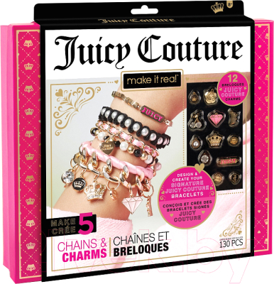 

Набор для создания украшений Juicy Couture, Стильные браслеты / 36837