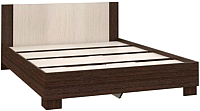 Полуторная кровать Империал Аврора 120 с основанием (венге/дуб молочный) - 