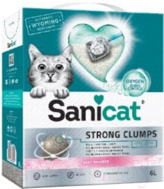 

Наполнитель для туалета Sanicat, Strong Clumps
