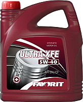 Моторное масло Favorit Ultra XFE 5W40 SN/CF / 56717 (5л) - 
