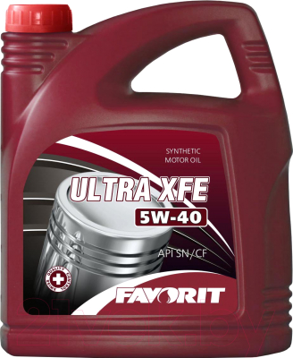 Моторное масло Favorit Ultra XFE 5W40 SN/CF / 56717 (5л)