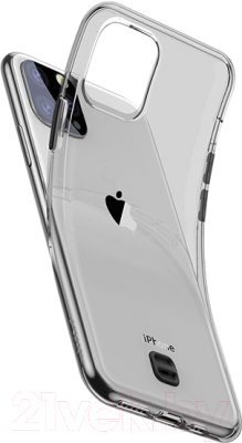 Чехол-накладка Baseus Transparent Key для iPhone 11 Pro Max (черный)