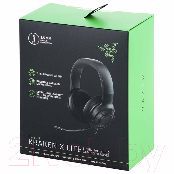 Наушники-гарнитура Razer Kraken X Lite / RZ04-02950100-R381