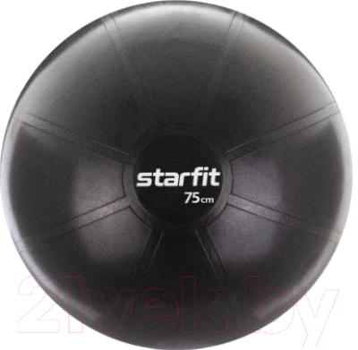 Фитбол гладкий Starfit Pro GB-107 (75см, черный)