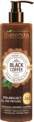 Гель для душа Bielenda Stress Relief Naturals Black Coffee 2 в 1 (410г)