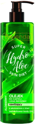 Гель для душа Bielenda Super Skin Diet Hydro Aloe увлажняющий (400мл)