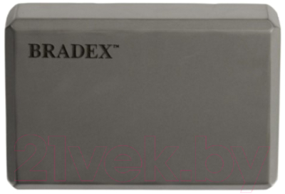 Блок для йоги Bradex SF 0407 (серый)