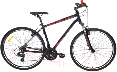 Велосипед AIST Cross 1.0 28 2020 (21, черный)