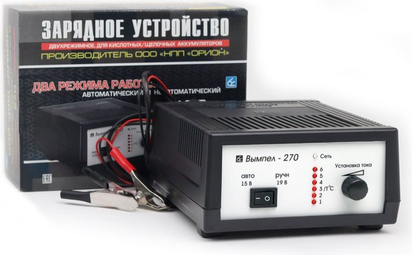 Зарядное устройство для аккумулятора Вымпел 270 / 2020