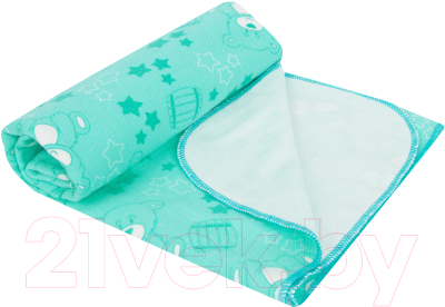 Одеяло для малышей Fun Ecotex Мишки / FE 23201 (мятный)