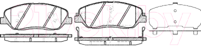 Тормозные колодки Stellox 001092BSX