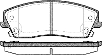 Тормозные колодки Stellox 002013SX - 