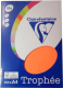 Бумага Trophee A4 80г/м 100л / 4129 (оранжевый неон) - 
