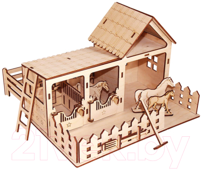 

Сборная игрушка Paremo, Я конструктор. Конюшня / PE120-06