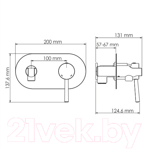 Гигиенический душ Wasserkraft Main 4138