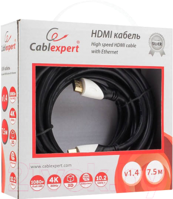 Кабель Gembird CC-S-HDMI02-7.5M (7.5м, черный)