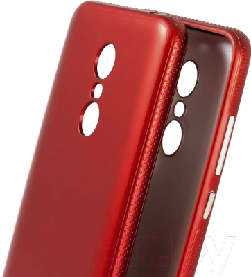 Чехол-накладка CASE Deep Matte v.2 для Redmi Note 4X (красный)