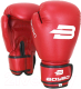 Боксерские перчатки BoyBo Basic (10oz, красный) - 