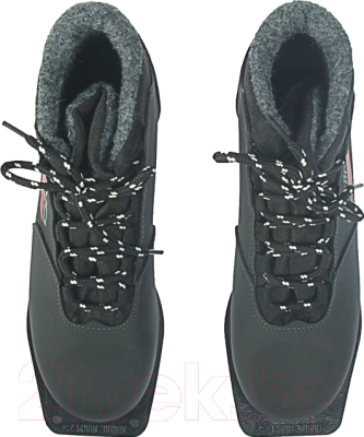 Ботинки для беговых лыж TREK Skiing (черный/красный, р-р 45)