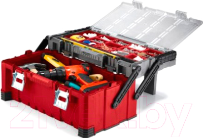 Ящик для инструментов Keter 220239 (красный) - Инструменты и крепежи в комплект не входят