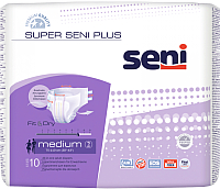 Подгузники для взрослых Seni Super Plus Medium (10шт) - 