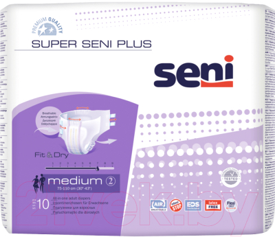 Подгузники для взрослых Seni Super Plus Medium (10шт)