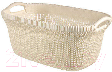 Корзина Curver Knit Laundry 03677-X64-00 / 228393 (белый)