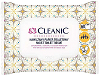 Влажная туалетная бумага Cleanic С экстрактом ромашки и молочной кислотой (60л) - 